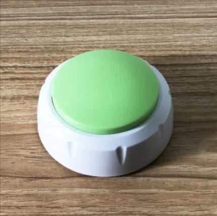 Pet communication training button