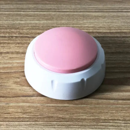 Pet communication training button