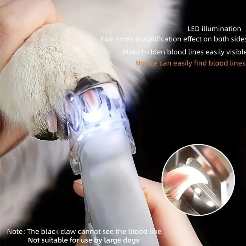 Tokavibes LED SafeTrim Pet Nail Clipper