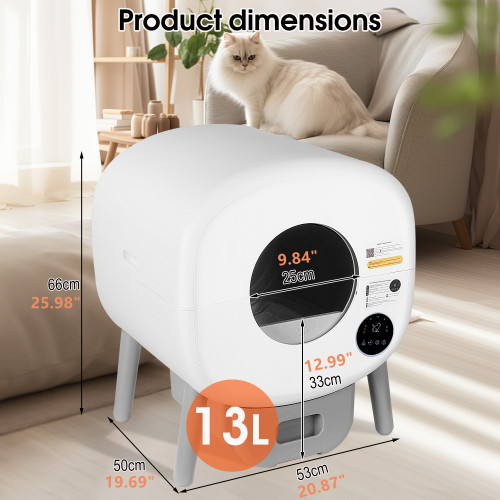 Tokavibes AutoClean Smart Cat Litter Box