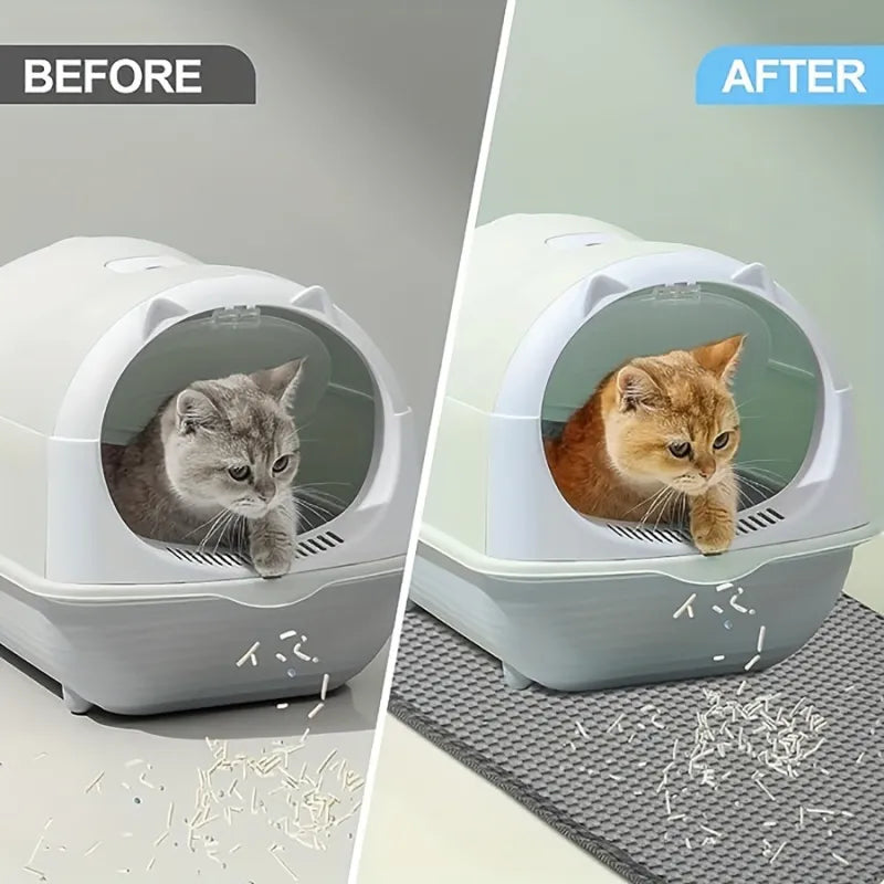 Tokavibes Double-Layer Litter Trap Mat