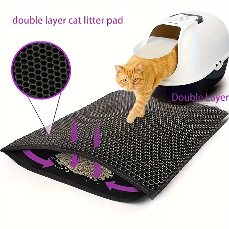 Tokavibes Double-Layer Litter Trap Mat