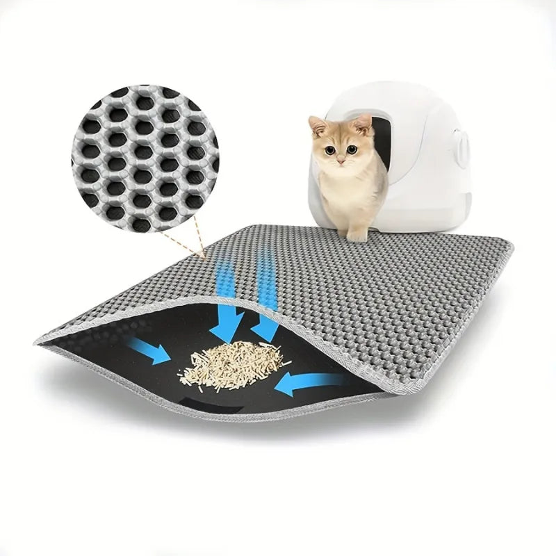 Tokavibes Double-Layer Litter Trap Mat