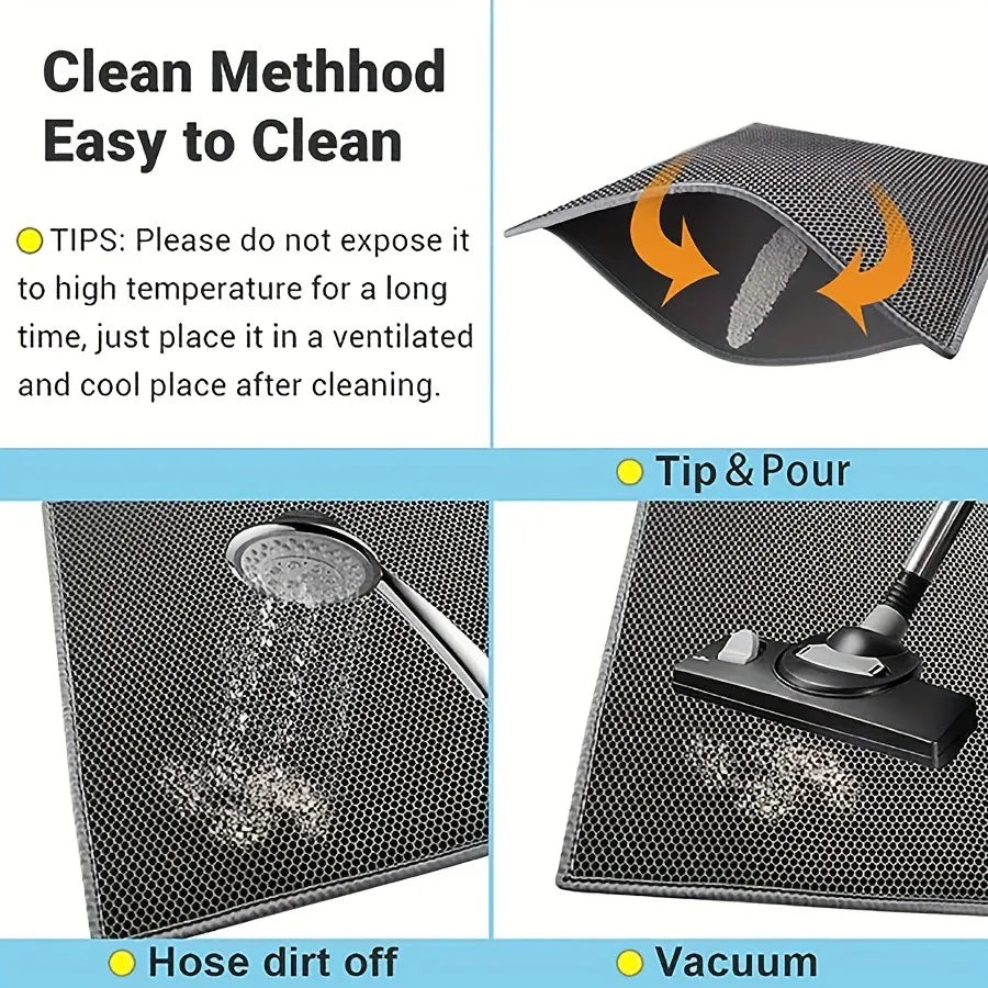 Tokavibes Double-Layer Litter Trap Mat
