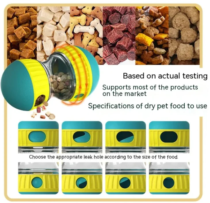 Interactive dog treat dispenser